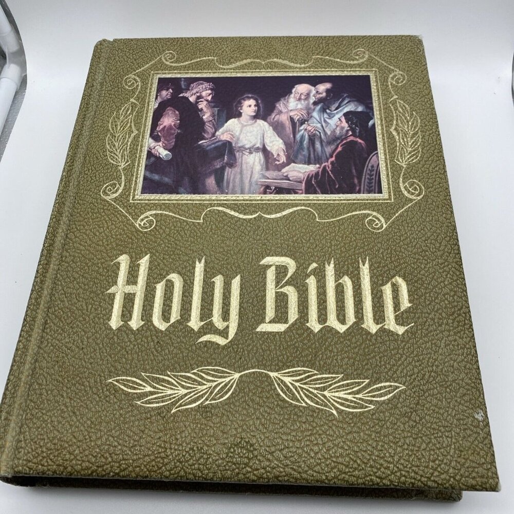 Holy Bible KJV Large Heirloom Family Red Letter Master Reference Edition (1971)